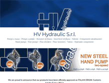 Tablet Screenshot of hvhydraulic.com